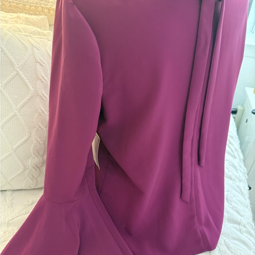 Halston Heritage Magenta Blouse - Picture 8 of 11